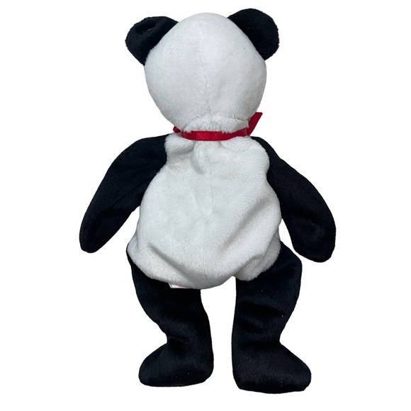 Ty Beanie Baby Babies Fortune Panda Bear 1997 Retired with 1998 Tush Tag Errors - Picture 3 of 6